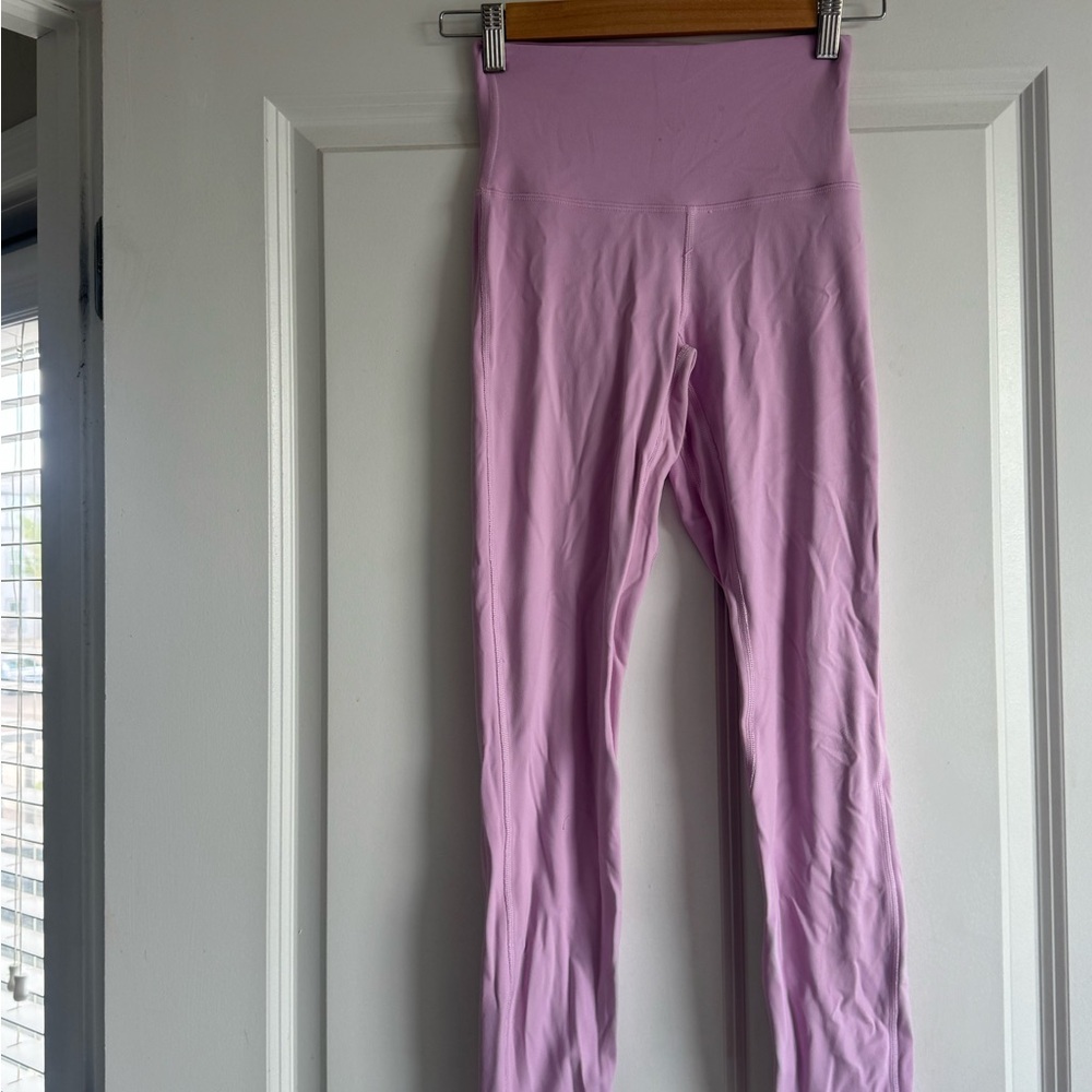Lululemon Athletica Pink Frosting Align leggings